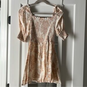 Reformation smock dress mini